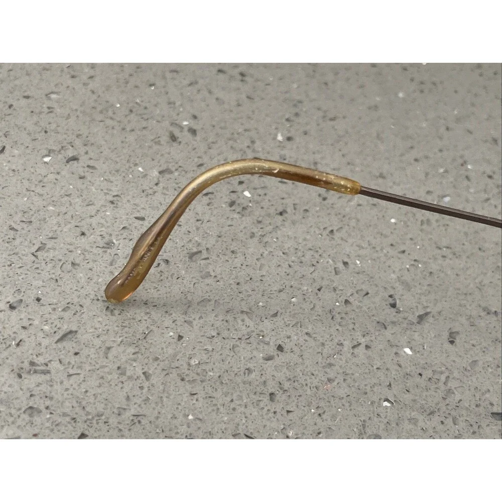 Yves Cogan Y112 ABR 52-19-135 Gold Eyeglasses Frames ONLY bronze full rim